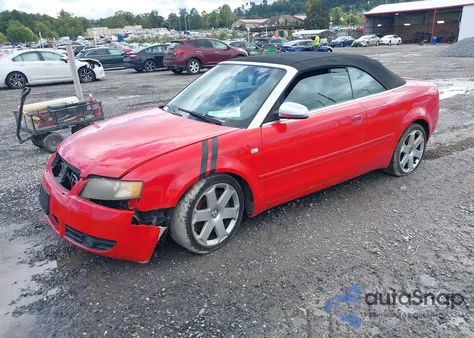 2005 Audi S4 from USA, damaged, VIN WUARL48H25K902339